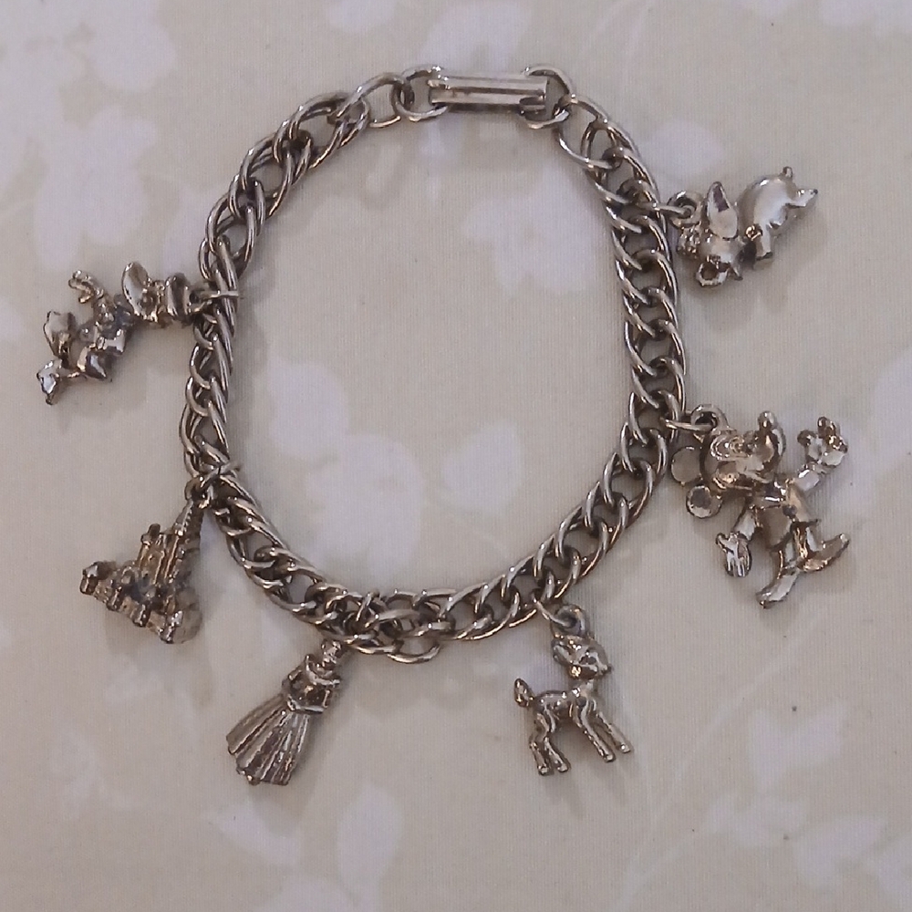 Vintage Disney Charms Bracelet